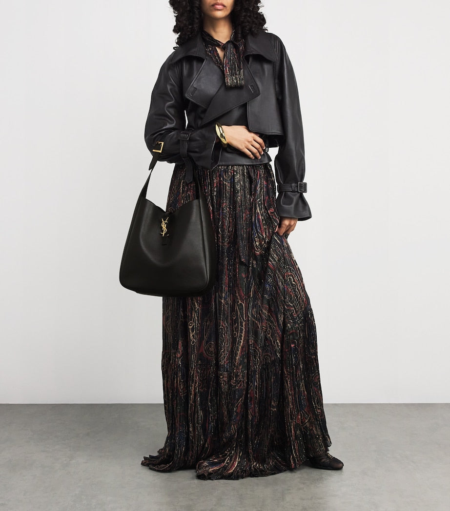 Saint Laurent Black Large Le 5 à 7 Shoulder Bag