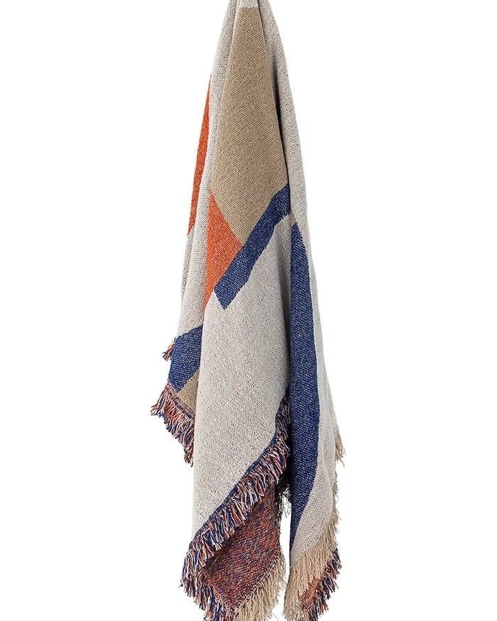 Pamuklu battaniye Bloomingville Clarita 160 x 130 cm