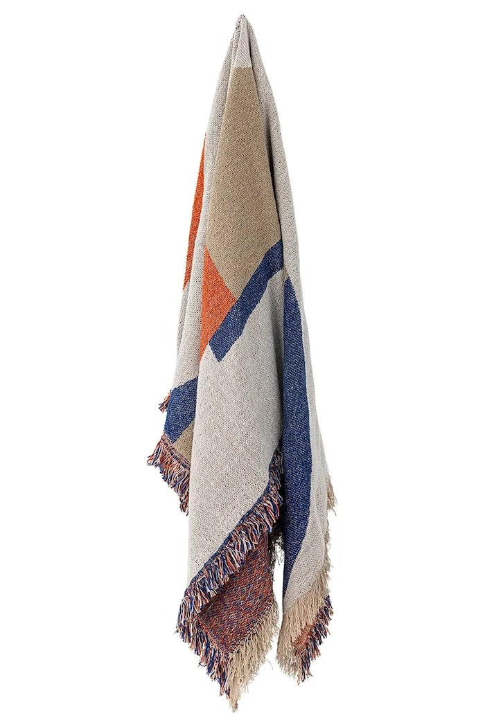 Pamuklu battaniye Bloomingville Clarita 160 x 130 cm