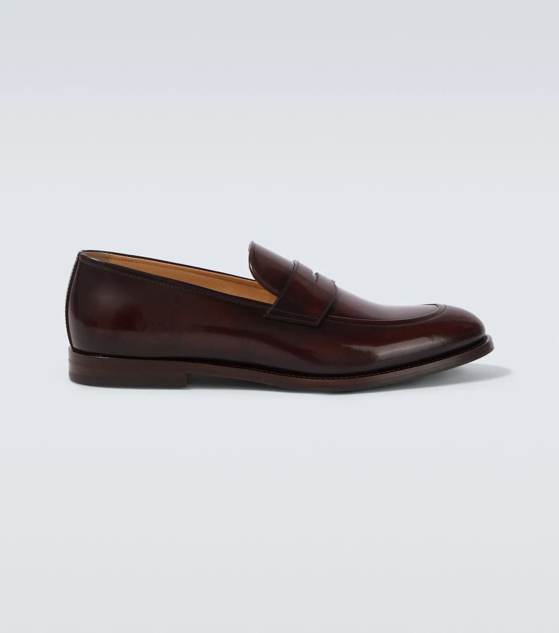 Brunello Cucinelli - Leather penny loafers