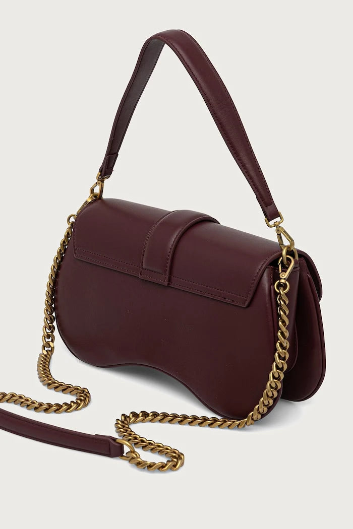 Just Cavalli suni deri kadın crossbody çanta