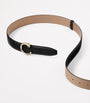 Black Leather Panthère de Cartier Belt (85cm)