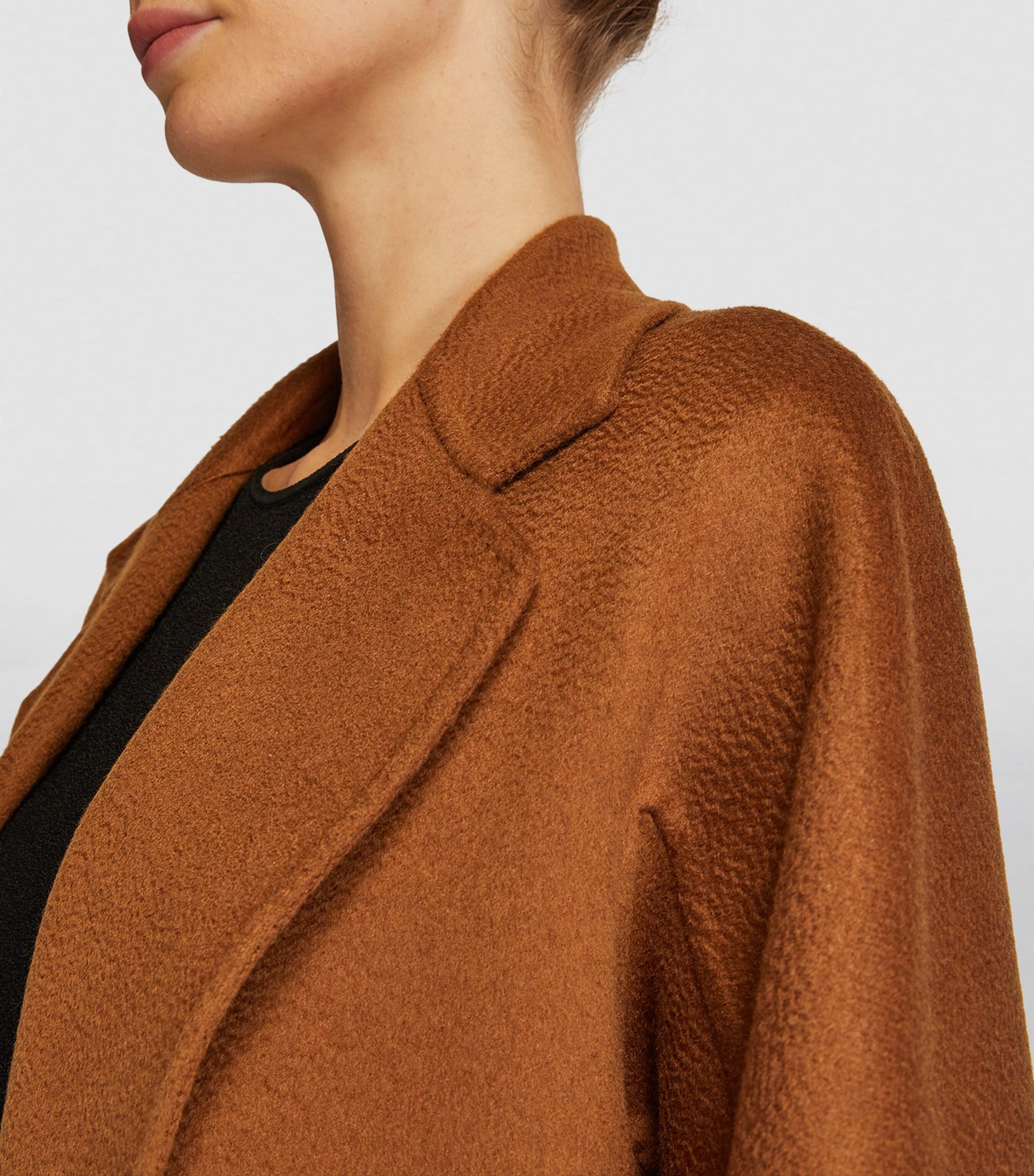Brown Cashmere Ludmilla Wrap Coat