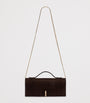 Suede May Clutch Bag EBONY
