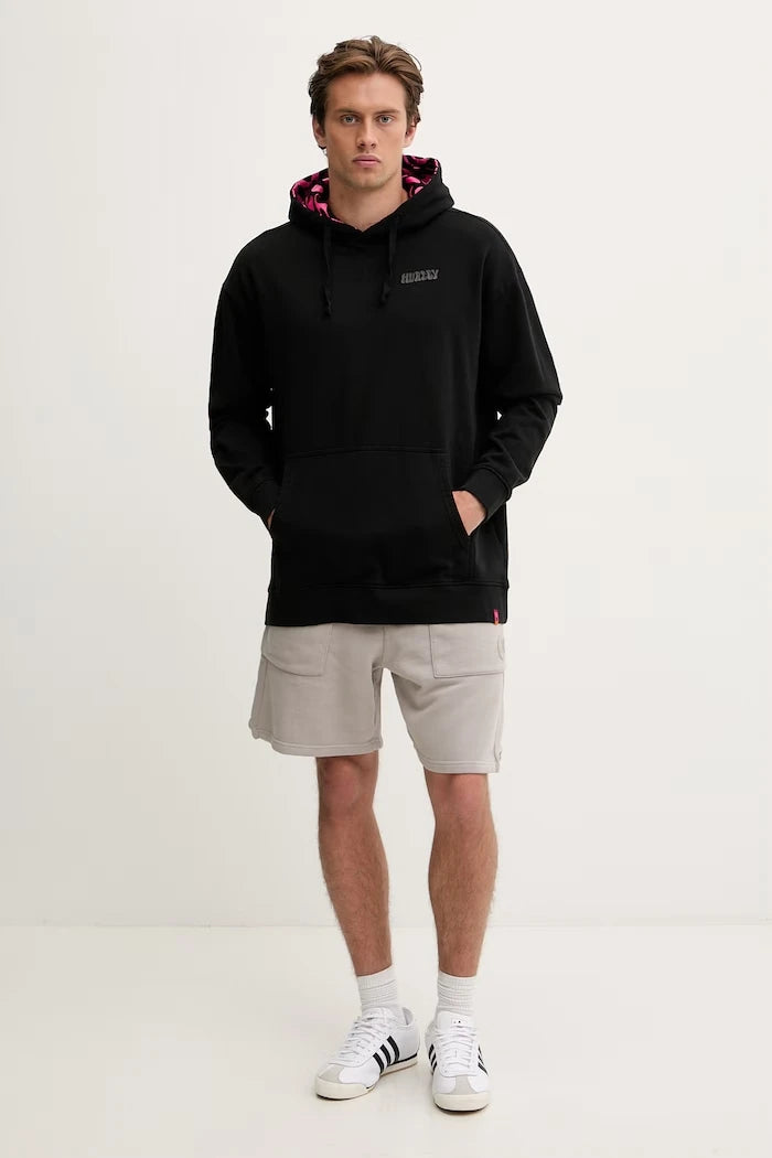 Hurley Суичър с качулка мъжки от памук BUBBLE