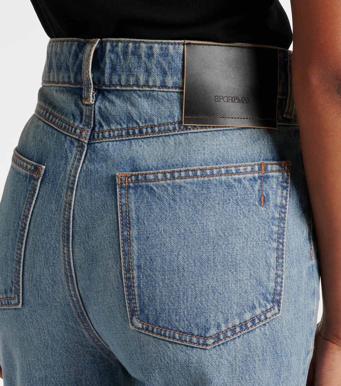 Sportmax - Tasso high-rise straight jeans