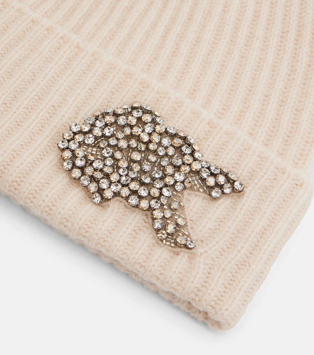 Erdem - Embellished cashmere beanie