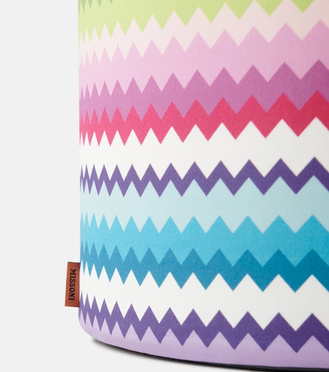 Missoni - Riverbero Zigzag cotton canvas pouf