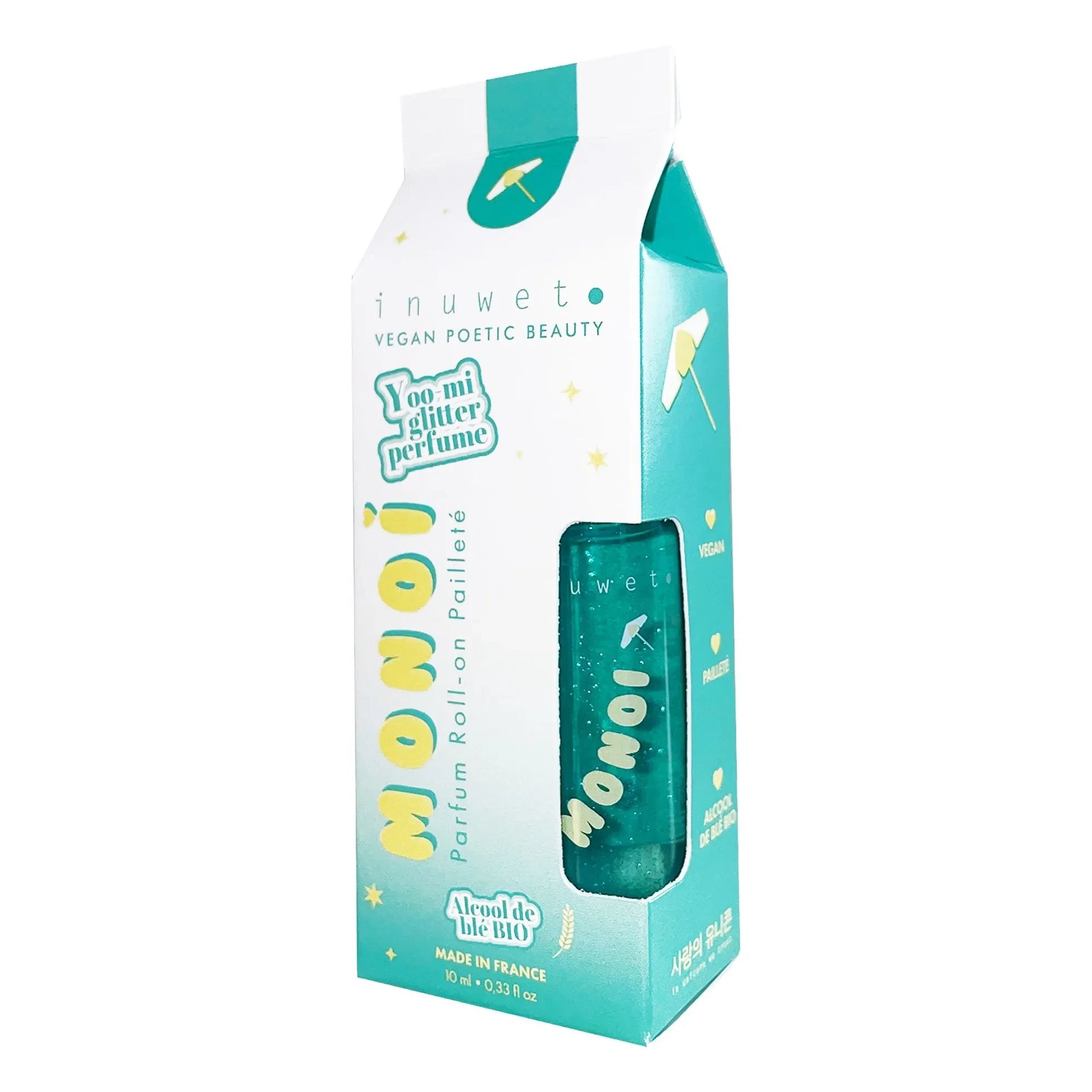 Inuwet - Parfum Roll-on Pailleté Monoï - 10ml