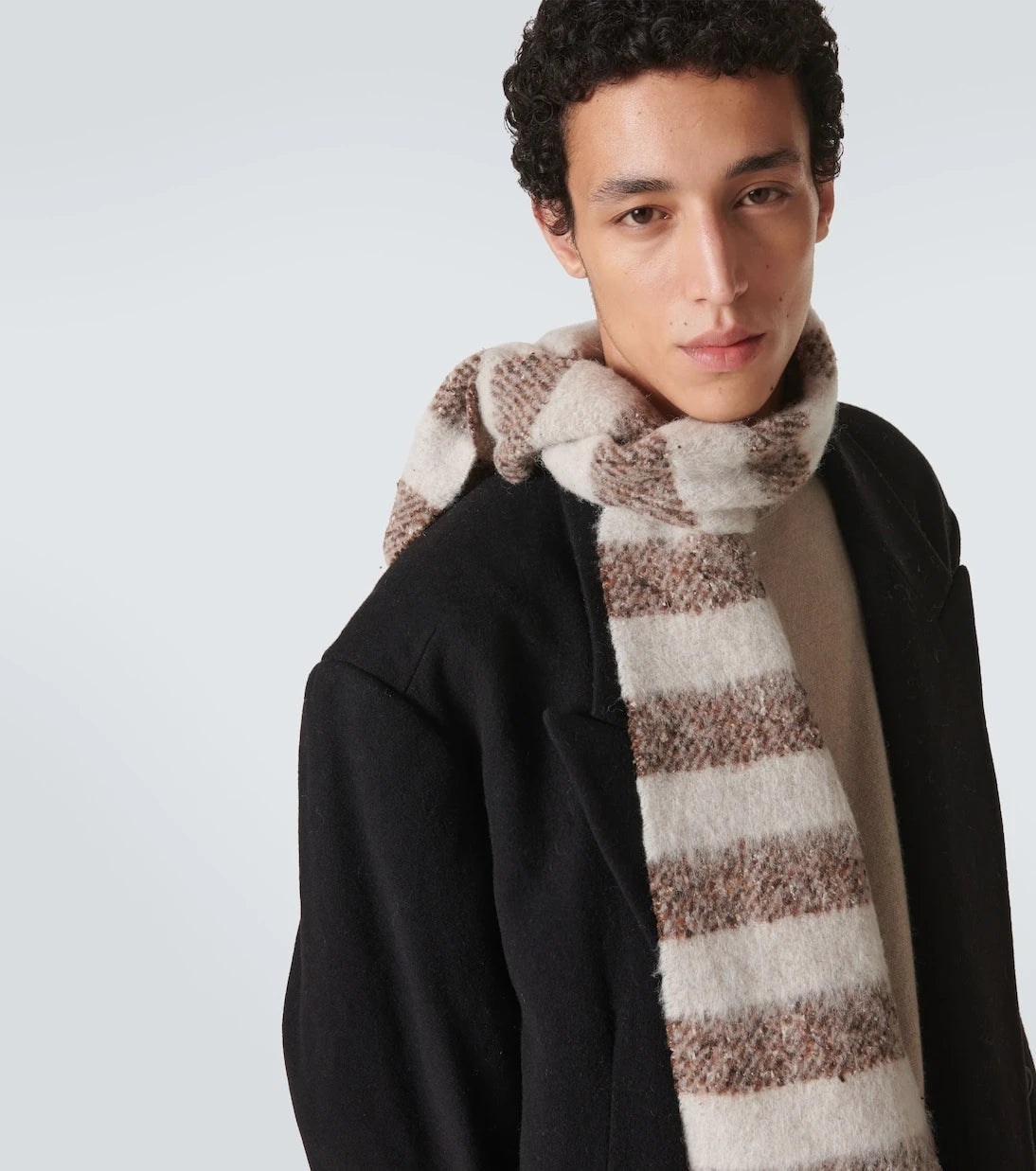 Acne Studios - Striped wool-blend scarf