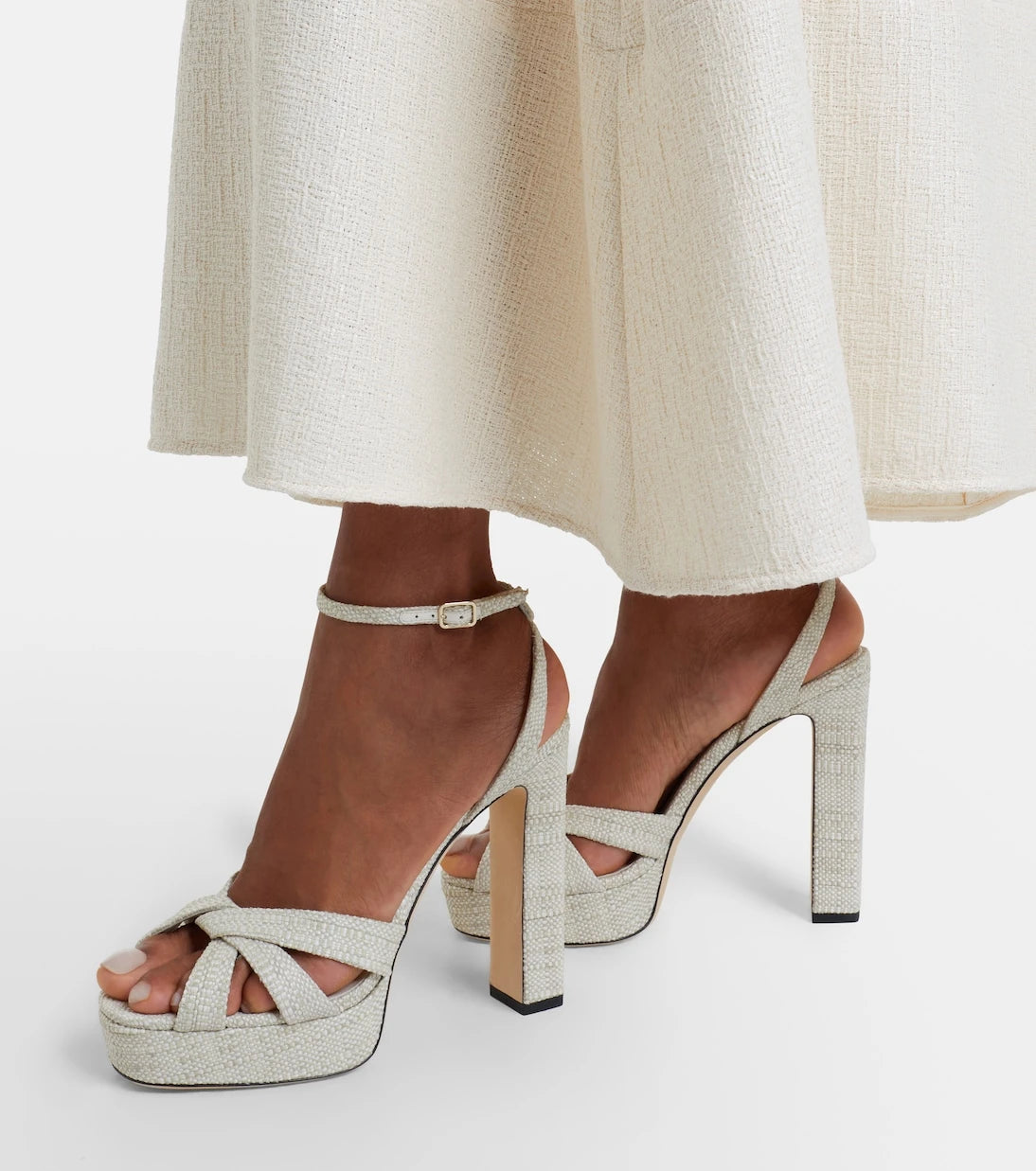 Jimmy Choo - Kove woven platform sandals