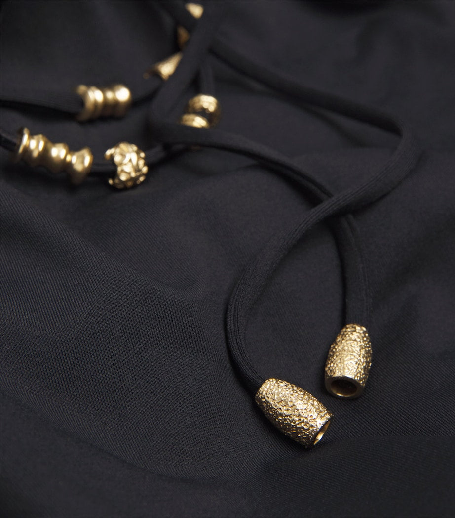 Eres Black Lagon Plunge Swimsuit