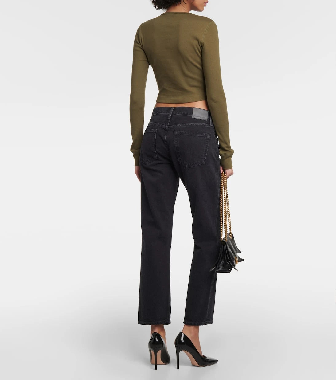 Wardrobe.NYC - x Hailey Bieber jersey crop top
