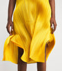 Pleats Please Issey Miyake Yellow Monthly Colors July Midi Dress
