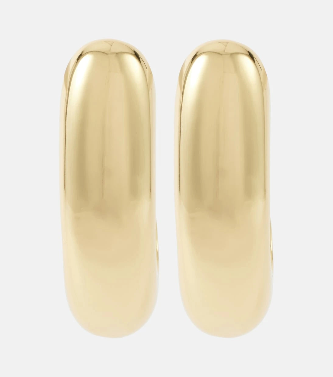 Jennifer Behr - Nimah gold-plated hoop earrings