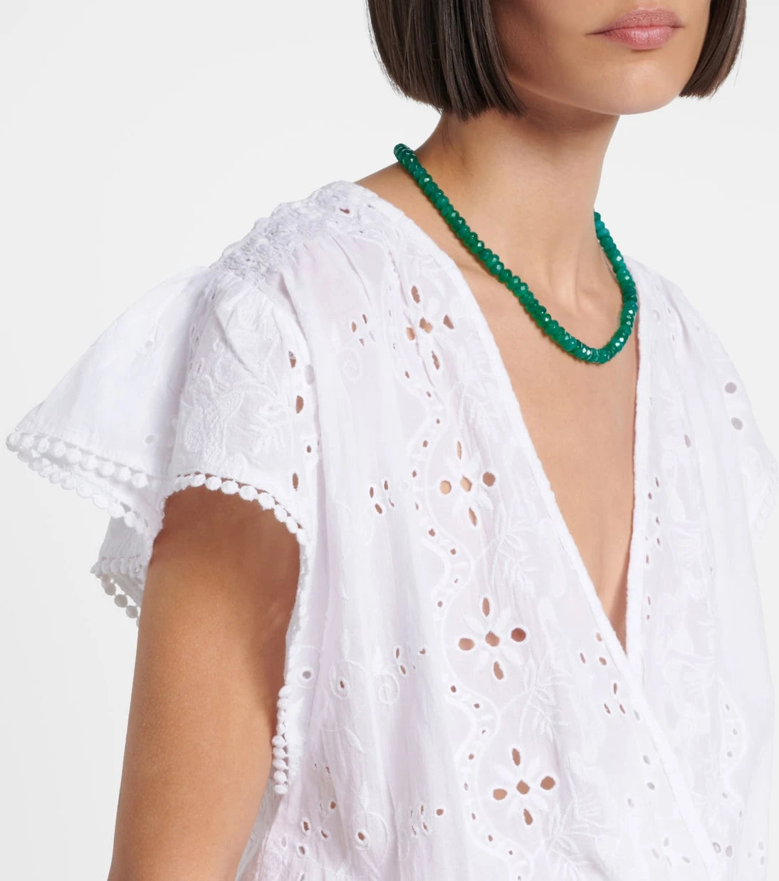 Melissa Odabash - Jess broderie anglaise cotton minidress