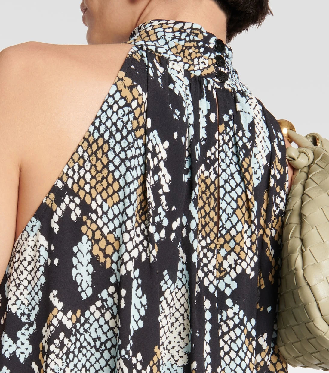 Proenza Schouler - Printed high-neck top