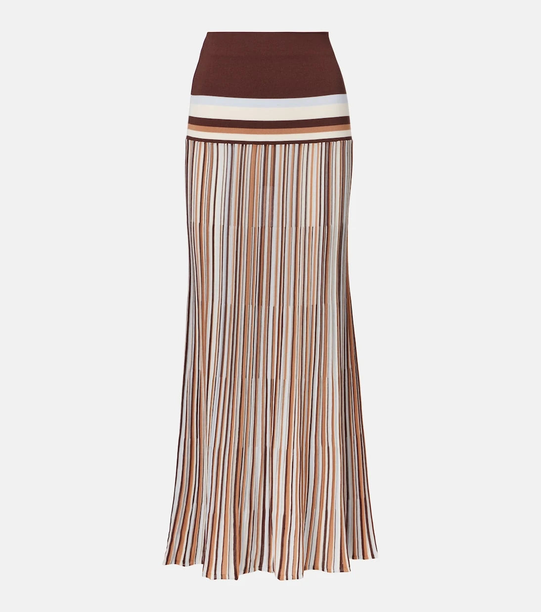 Faithfull - Citara striped cotton-blend maxi skirt