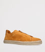 Suede Triple Stitch Espadrilles
