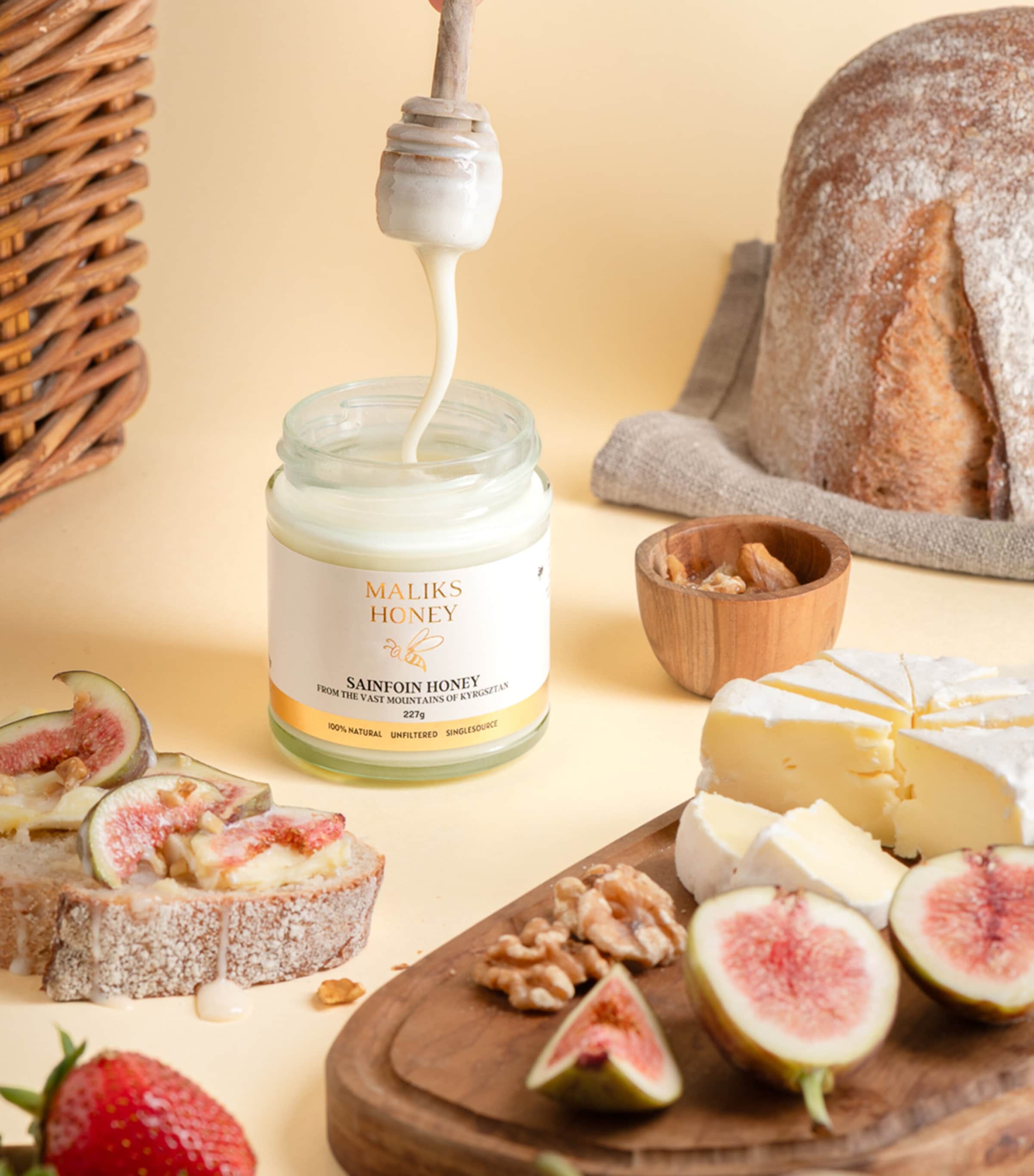 Malik's Honey Sainfoin Honey (227g)