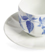 Royal Copenhagen Blomst Fuchsia Cup and Saucer