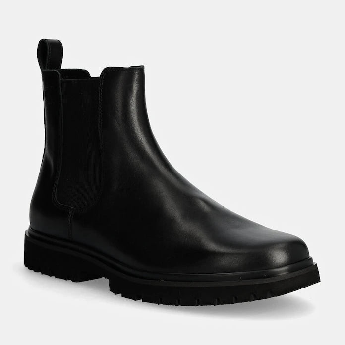 Кожени обувки Calvin Klein Jeans EVA BOOT MID CHELSEA UNIFORM DR