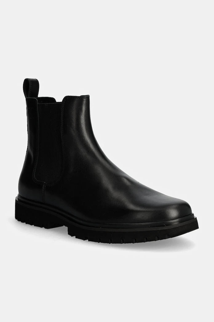 Кожени обувки Calvin Klein Jeans EVA BOOT MID CHELSEA UNIFORM DR
