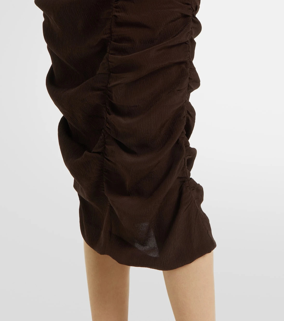 Magda Butrym - Puff-sleeve silk midi dress