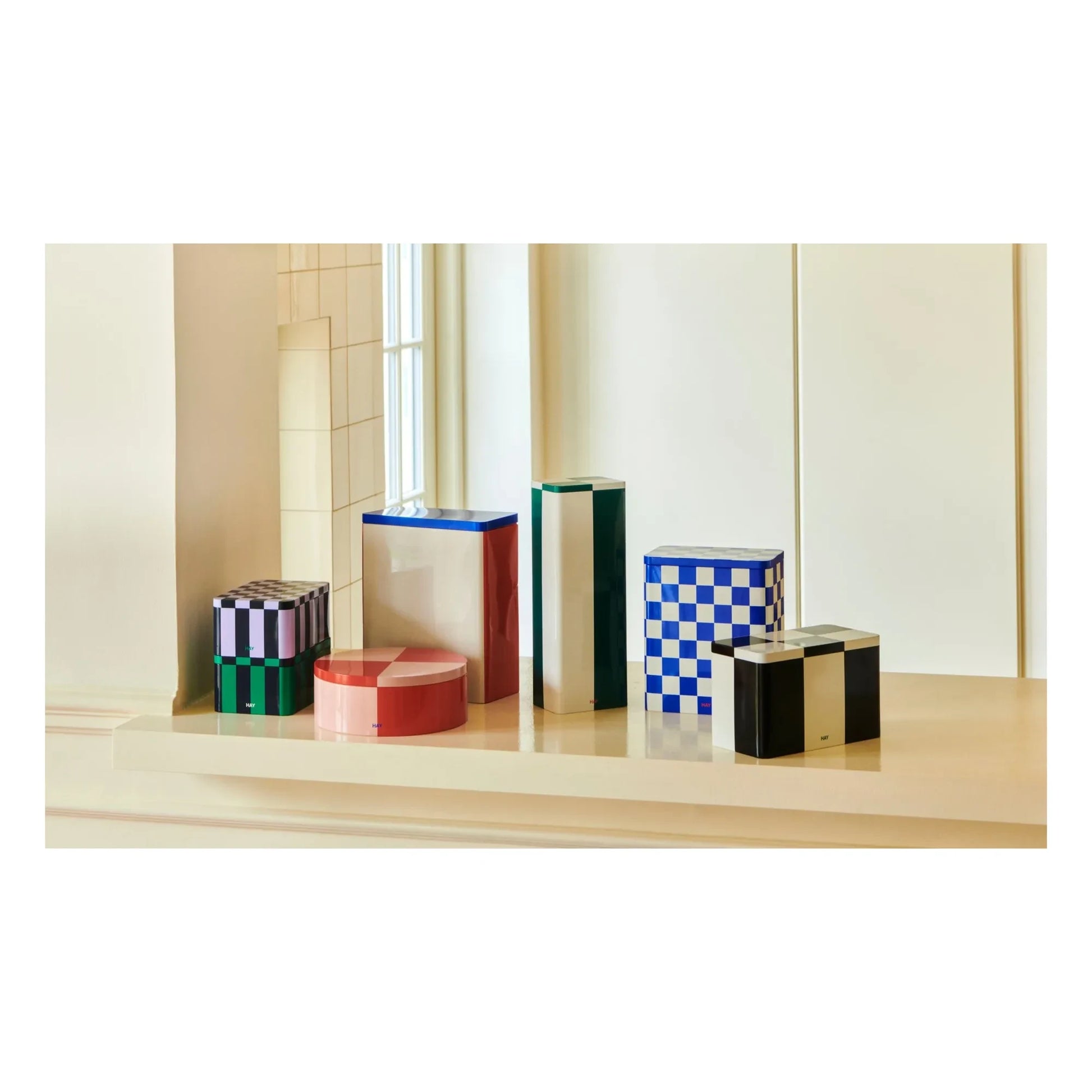 Hay - Tin storage box | Blue