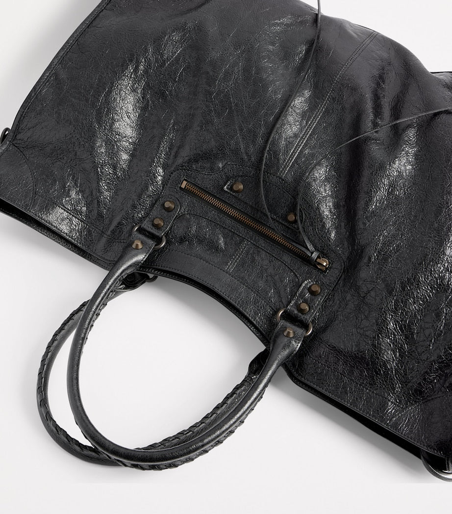 Leather Le City Travel Top-Handle Bag