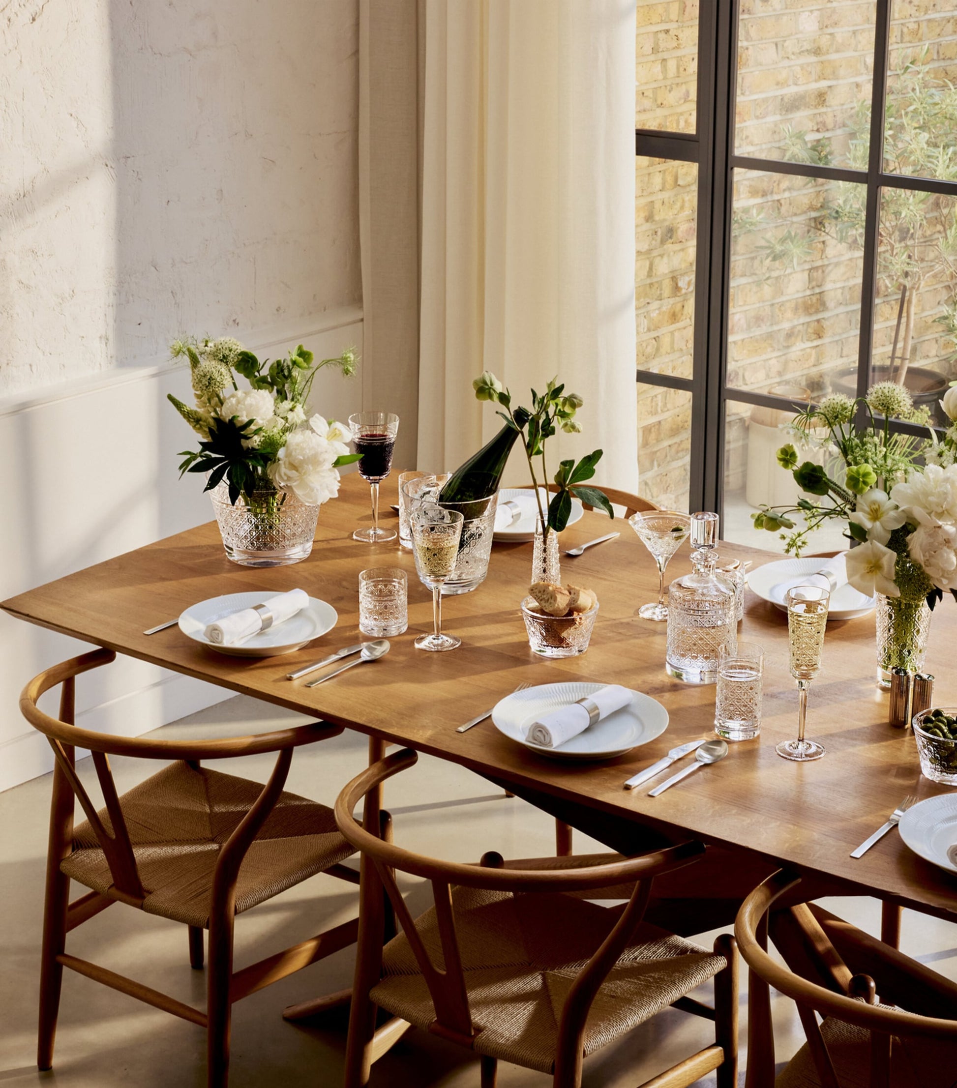 Set of 2 Crystal Opulence Champagne Flutes (185ml)