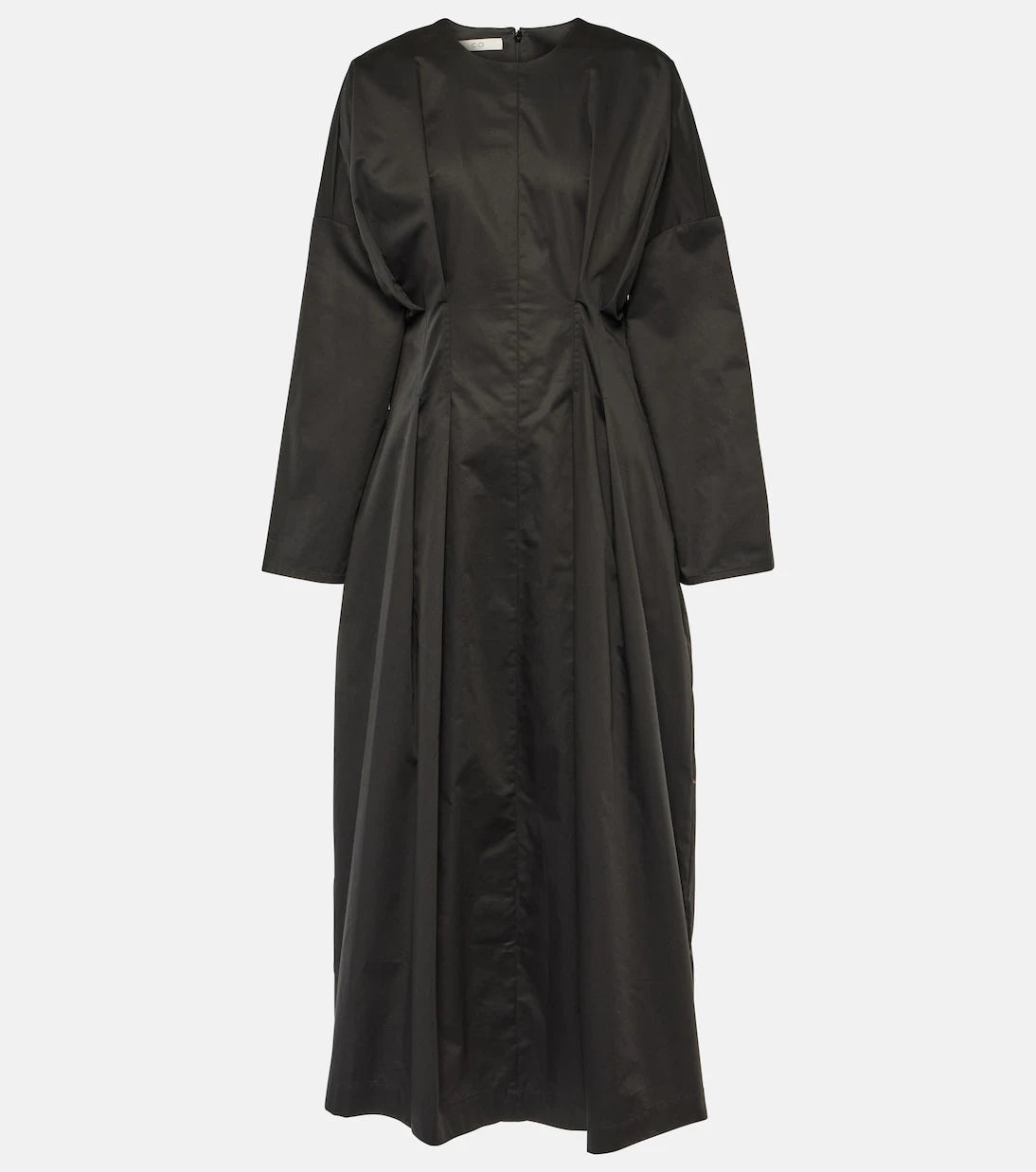 CO - Gathered cotton midi dress