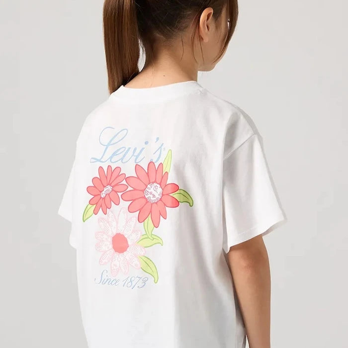 Детска тениска Levi's LEVIS FLORAL OVERSIZED TEE