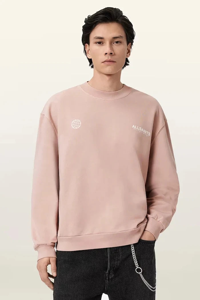 Памучен суичър AllSaints EMBLEM