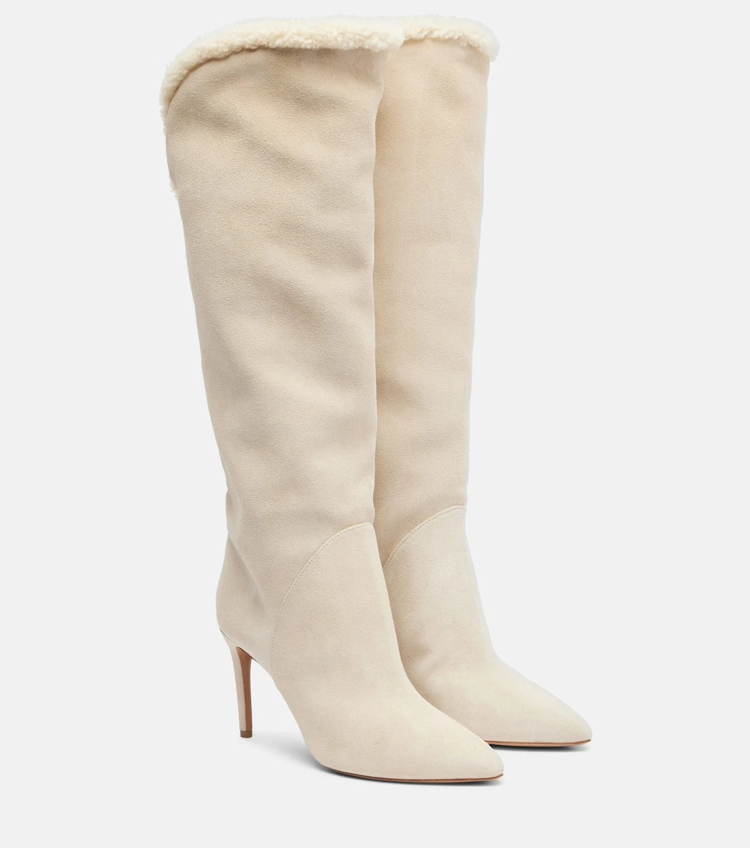 Paris Texas - Gaia 85 suede knee-high boots