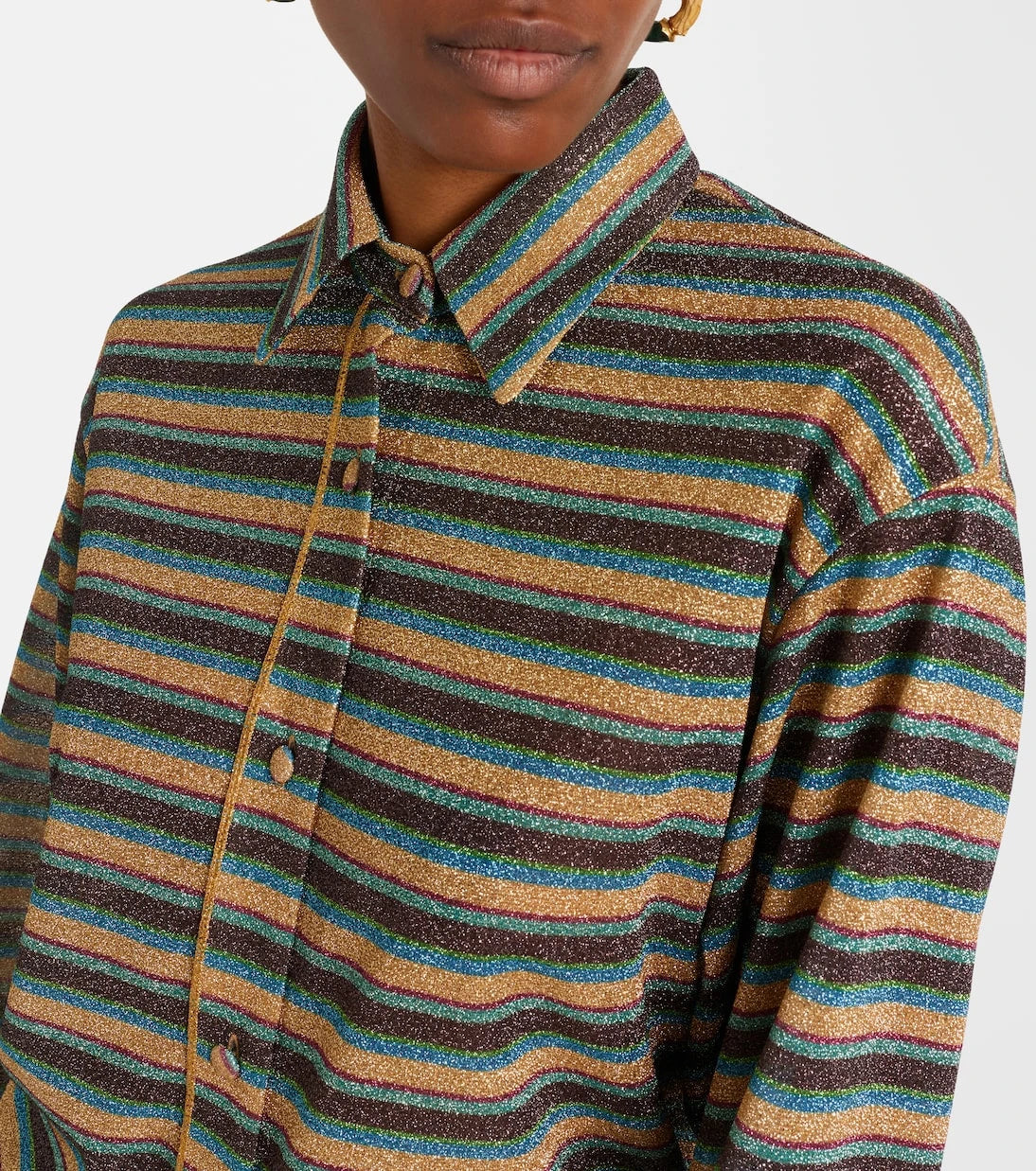 Oséree - Lumière striped shirt