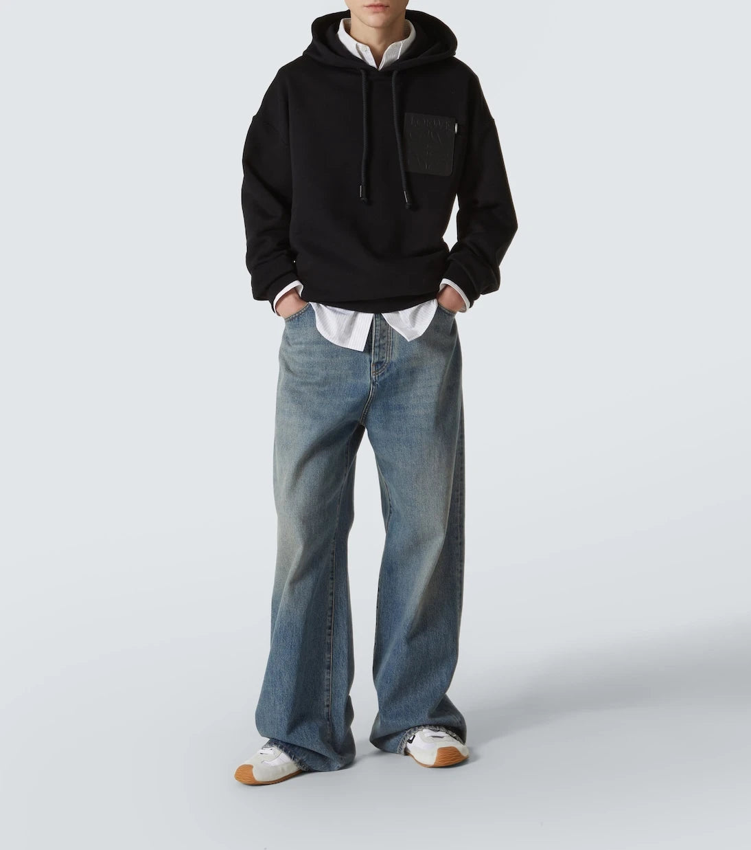 Loewe - Anagram cotton jersey hoodie