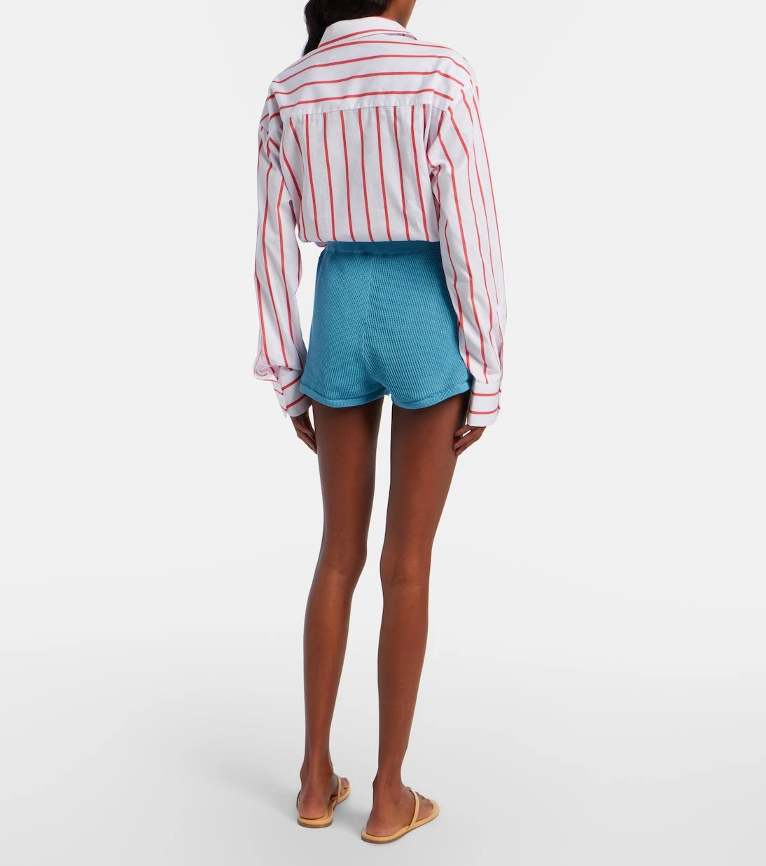 Staud - Samara cotton shorts