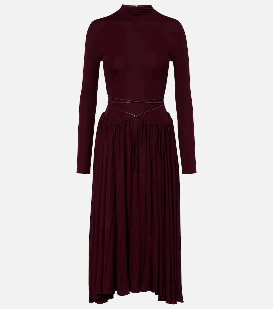 Alaïa - Gathered midi dress