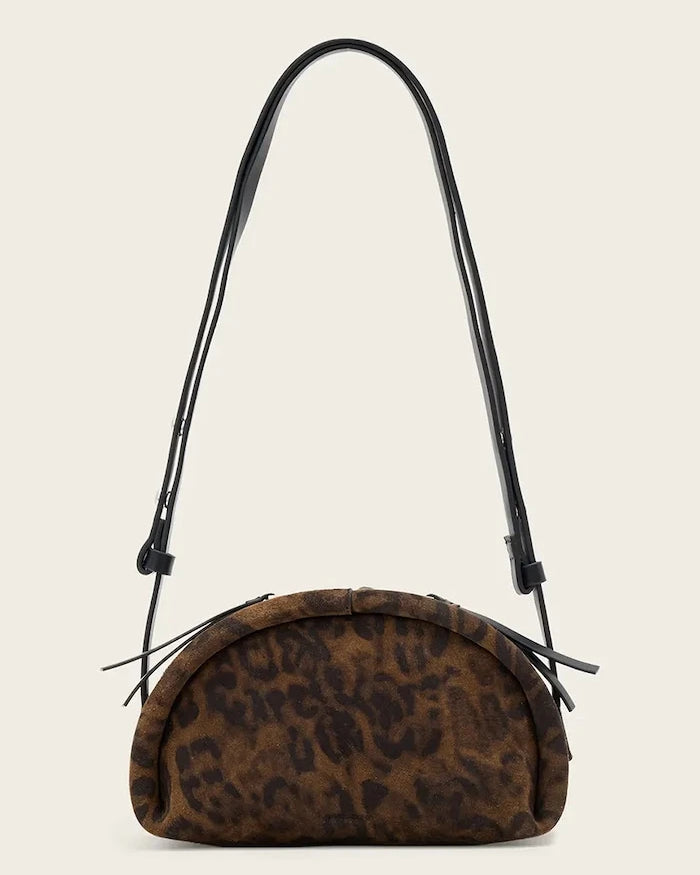 AllSaints ROSALIE kadın süet crossbody çanta
