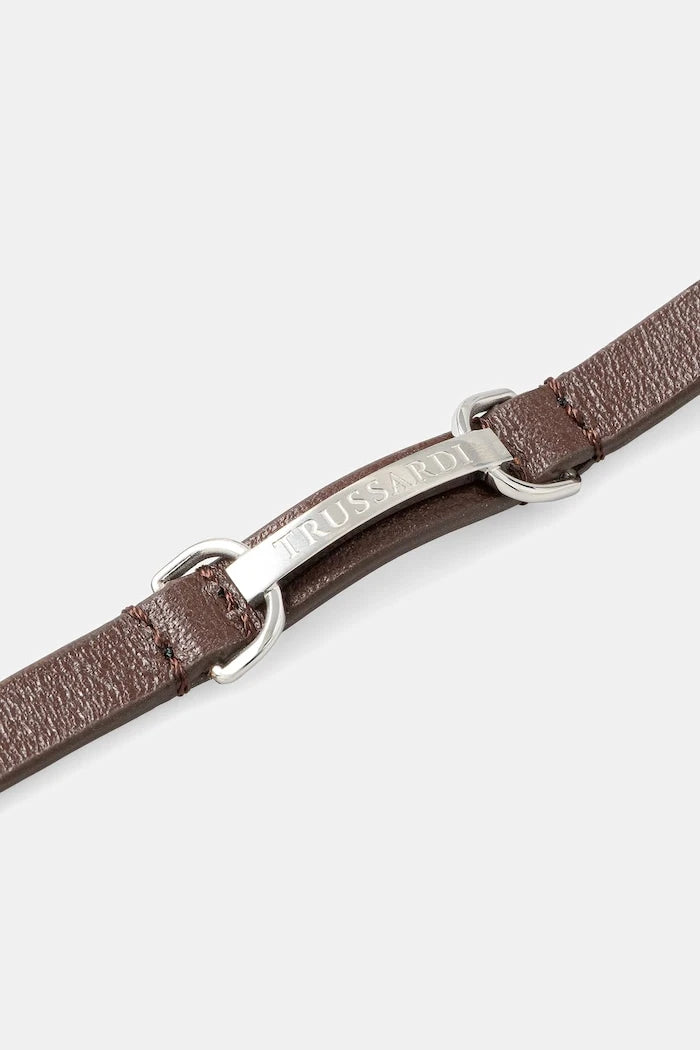 Кожена гривна Trussardi T-LEATHER
