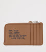 LOEWE Brown Leather Cats Coin Card Holder
