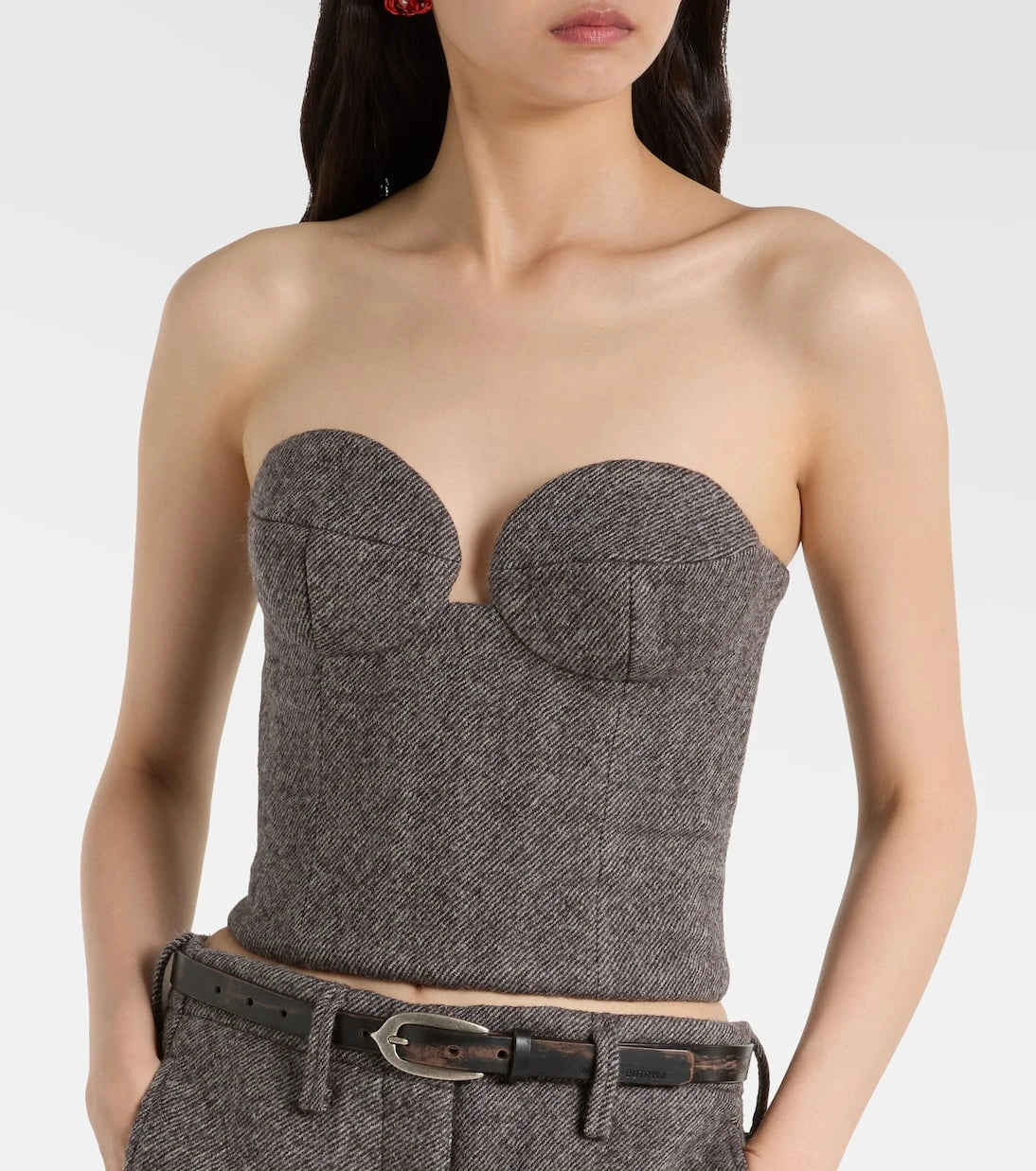 Magda Butrym - Wool-blend corset