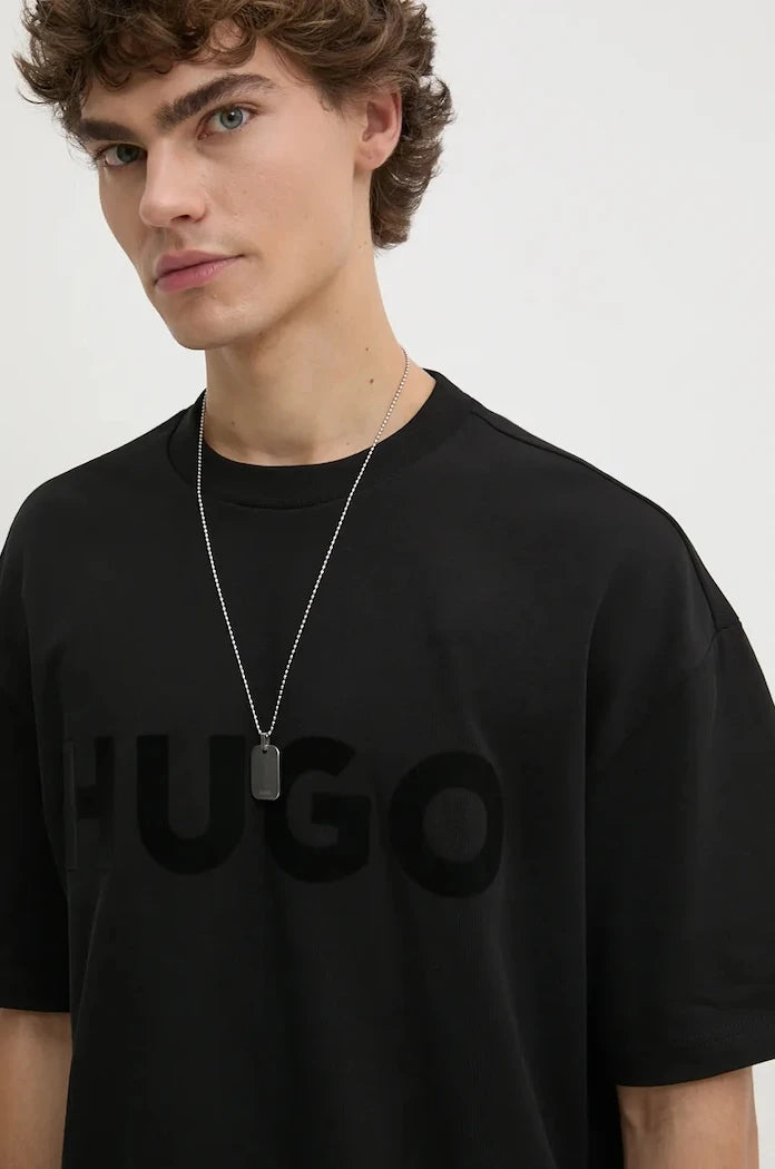 HUGO тениска basic мъжка от памук Dinkee
