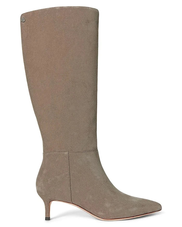 Lauren Ralph Lauren Mckay Tl Hl Süet Çizme
