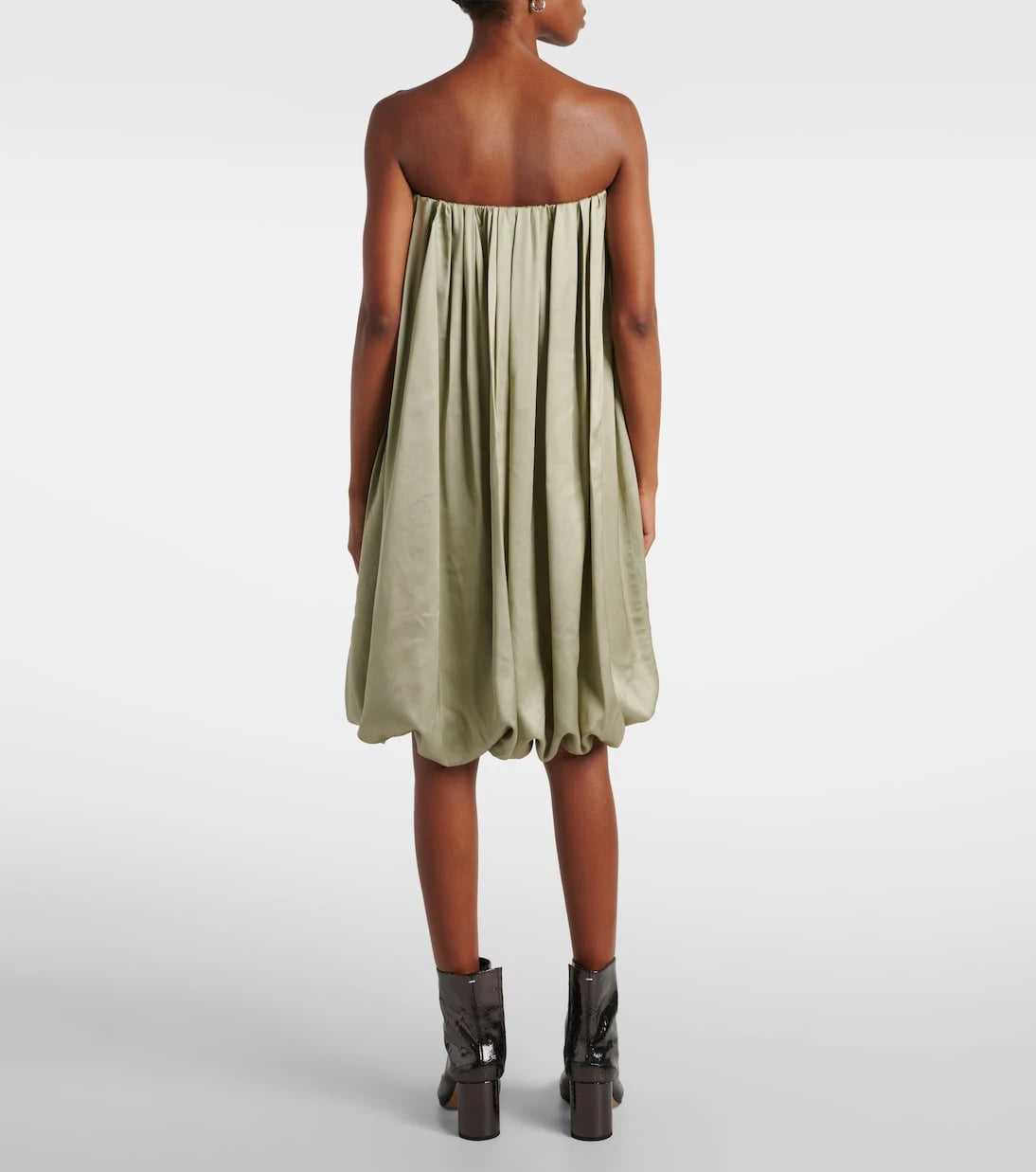 MM6 Maison Margiela - Fırfırlı mini elbise