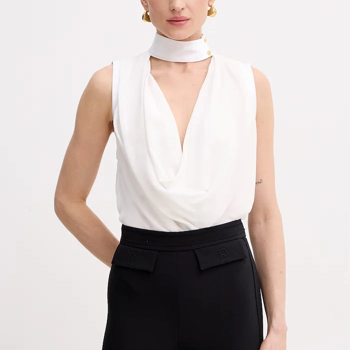 Elisabetta Franchi viskoz kadın bluz
