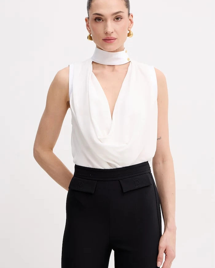 Elisabetta Franchi viskoz kadın bluz