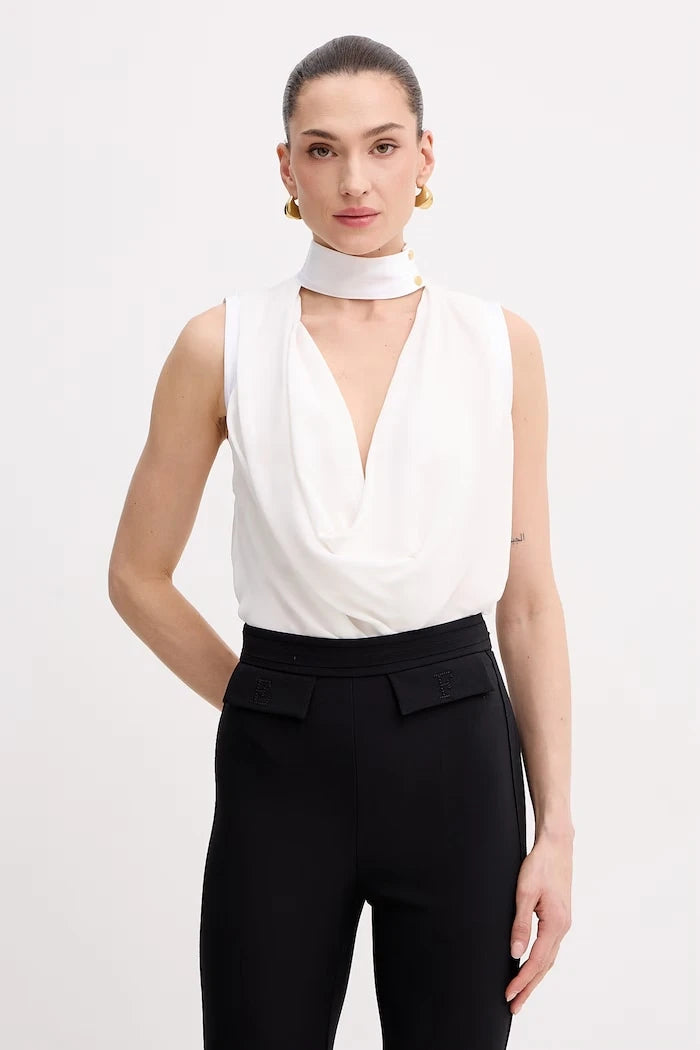 Elisabetta Franchi viskoz kadın bluz
