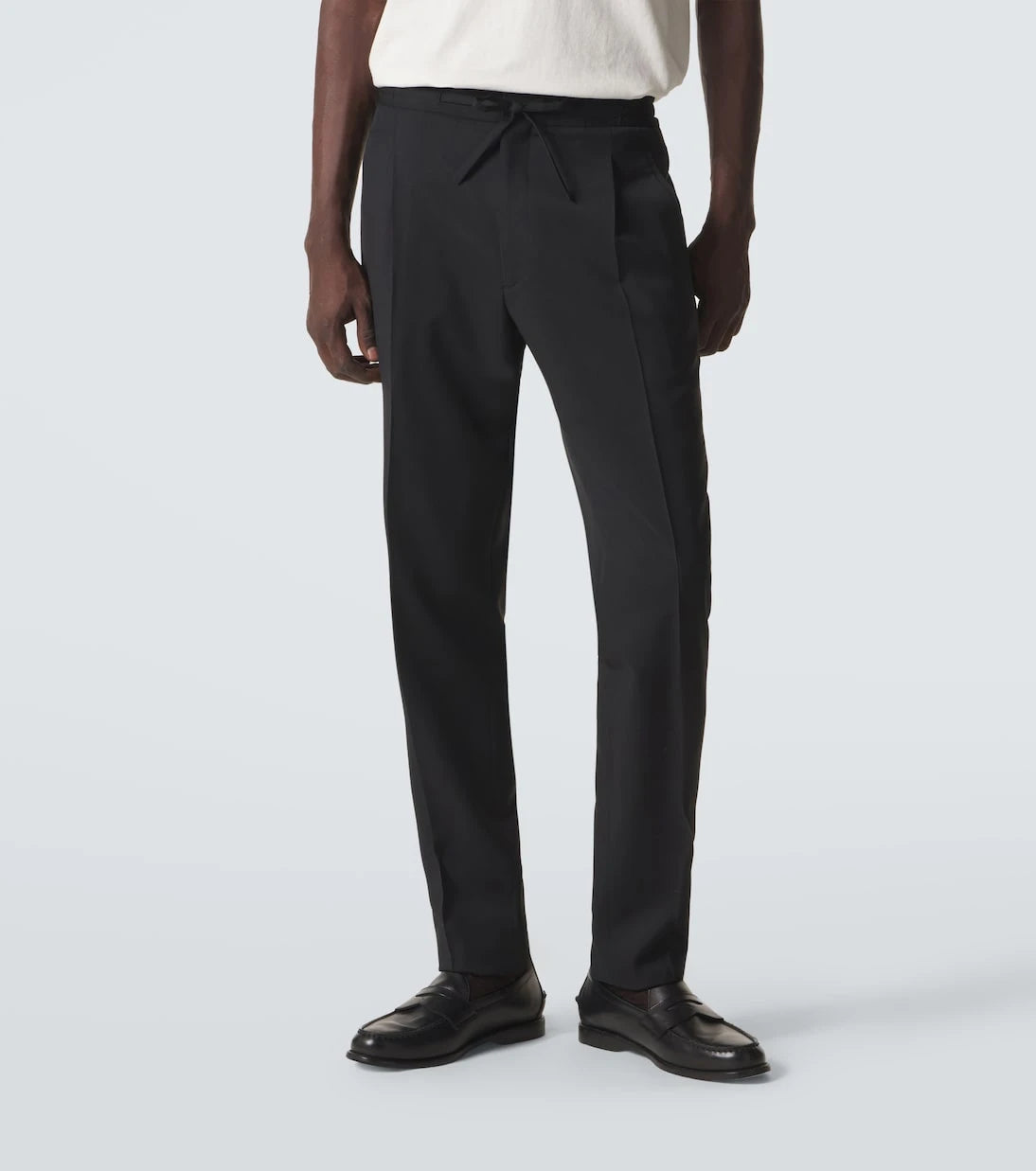 Lardini - Virgin wool tapered pants